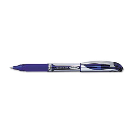 Pentel EnerGel Liquid Roller Ball Capped Gel Pen Blue Ink Medium Point EA - PENBL57C